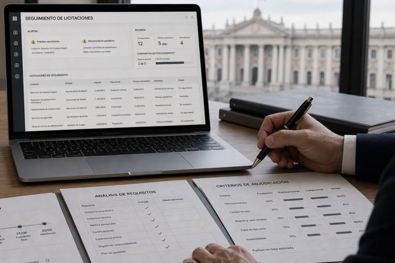 Gestión de Licitación Electrónica y Tramitación de Contratos Públicos