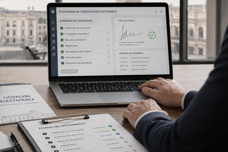 Gestión de Licitación Electrónica y Tramitación de Contratos Públicos